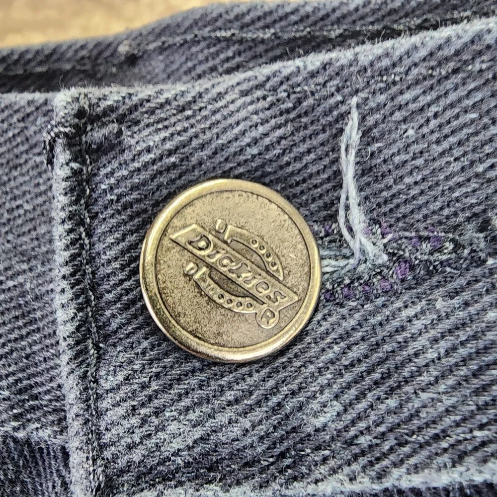 Dickies Men Regular Fit Dark‎ Wash Work Pants Size 32x32 Utility Pockets